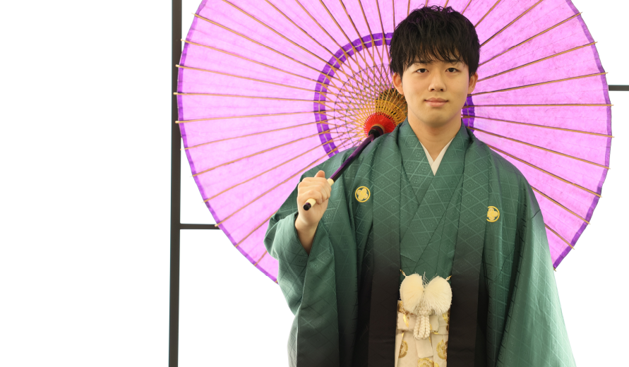 男性袴の前撮り撮影